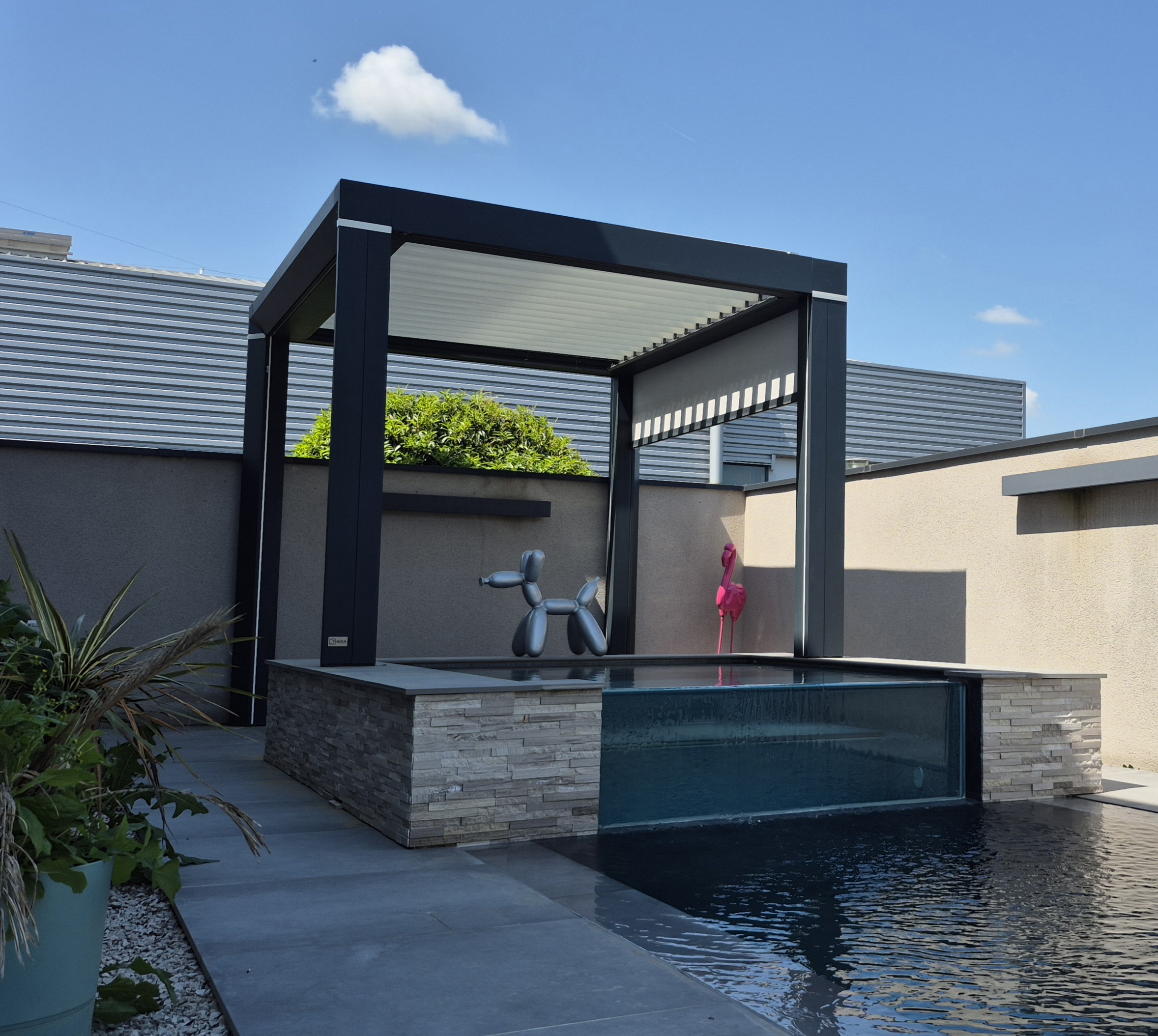 Showroom pergola THERA Fermetures Chasselay